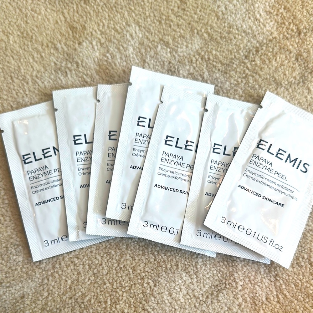 Elemis Travel Packs NWT Papaya Enzyme Peel 7 Pouches